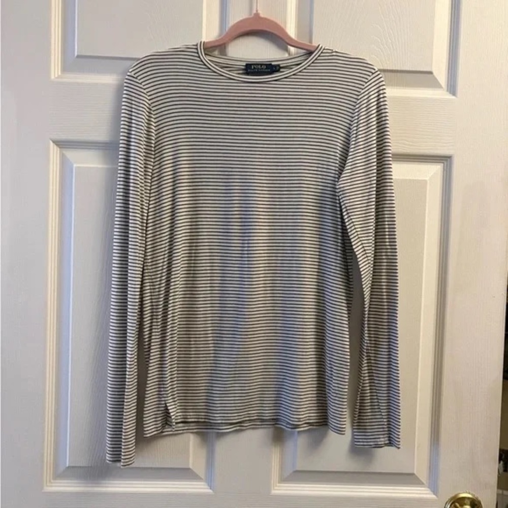 Polo Ralph Lauren Classic Striped Long Sleeve Tee